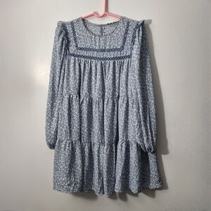English Factory Trim Detail Babydoll Dress Size Small